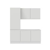Kit Área Serviço Acordes Glamy MDF Armário e Balcão Madesa