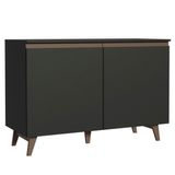 Balcão de Pia Reims 2 Portas Preto Madesa