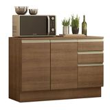 Balcão de Pia Glamy 2 Portas 3 Gavetas Rustic Madesa