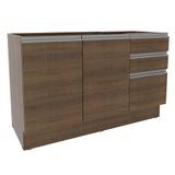 Balcão de Pia Madesa Glamy 2 Portas e 3 Gavetas + Porta-Talheres
