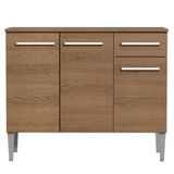 Balcão de Pia Emilly 3 Portas 1 Gaveta Rustic Madesa