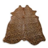 Tapete Sala Couro Inteiro Animal Print Leopardo  - 02