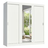 Guarda-roupa Casal Reno 3 Portas de Correr Madesa