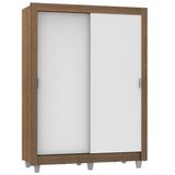 Guarda-Roupa Dallas Plus 2 Portas Branco/Rustic Madesa