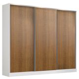 Guarda Roupa Casal Zurique 3 Portas de Correr MDF Madesa