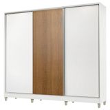 Guarda Roupa Casal MDF Logan 3 Portas Madesa