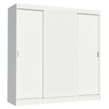 Guarda-roupa Casal Reno 3 Portas de Correr Branco Madesa