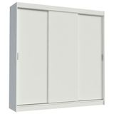 Guarda-roupa Casal Kansas 3 Portas Correr 3 Gavetas Madesa