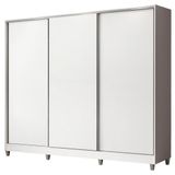 Guarda Roupa Casal MDF Zurique 3 Portas Madesa