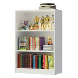 Estante Livreiro Madesa com 3 Nichos - Branco