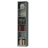 Estante Livreiro Madesa com 6 Nichos - Cinza