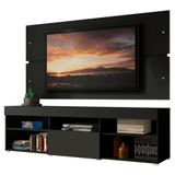 Rack com Painel para TV até 65' Havaí Preto Madesa