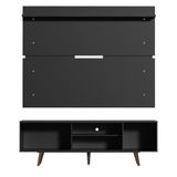 Rack Madesa Dubai e Painel para Tv até 65 Polegadas com Pés