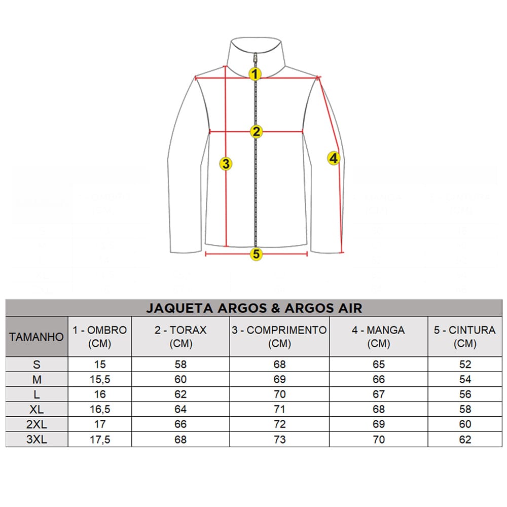 jaqueta race tech argos