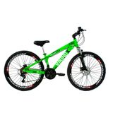Bicicleta X TUFF25 Freeride Aro 26 Verde Neon 21V - Viking