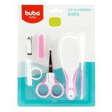 Kit Higiene Buba Cuidados para o Bebê Branco Rosa