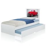 Bicama Solteiro Carro Classic Red