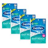 Kit Fio Dental Dentek Floss Picks Complete Clean Easy Reach com 300 unidades