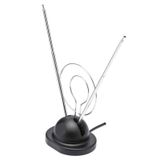 Antena Interna Para Tv 4 Estágios Com Base Cabo Coaxial