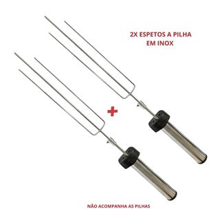 Haste Central Inox 68cm para Espeto Giratório a Pilha