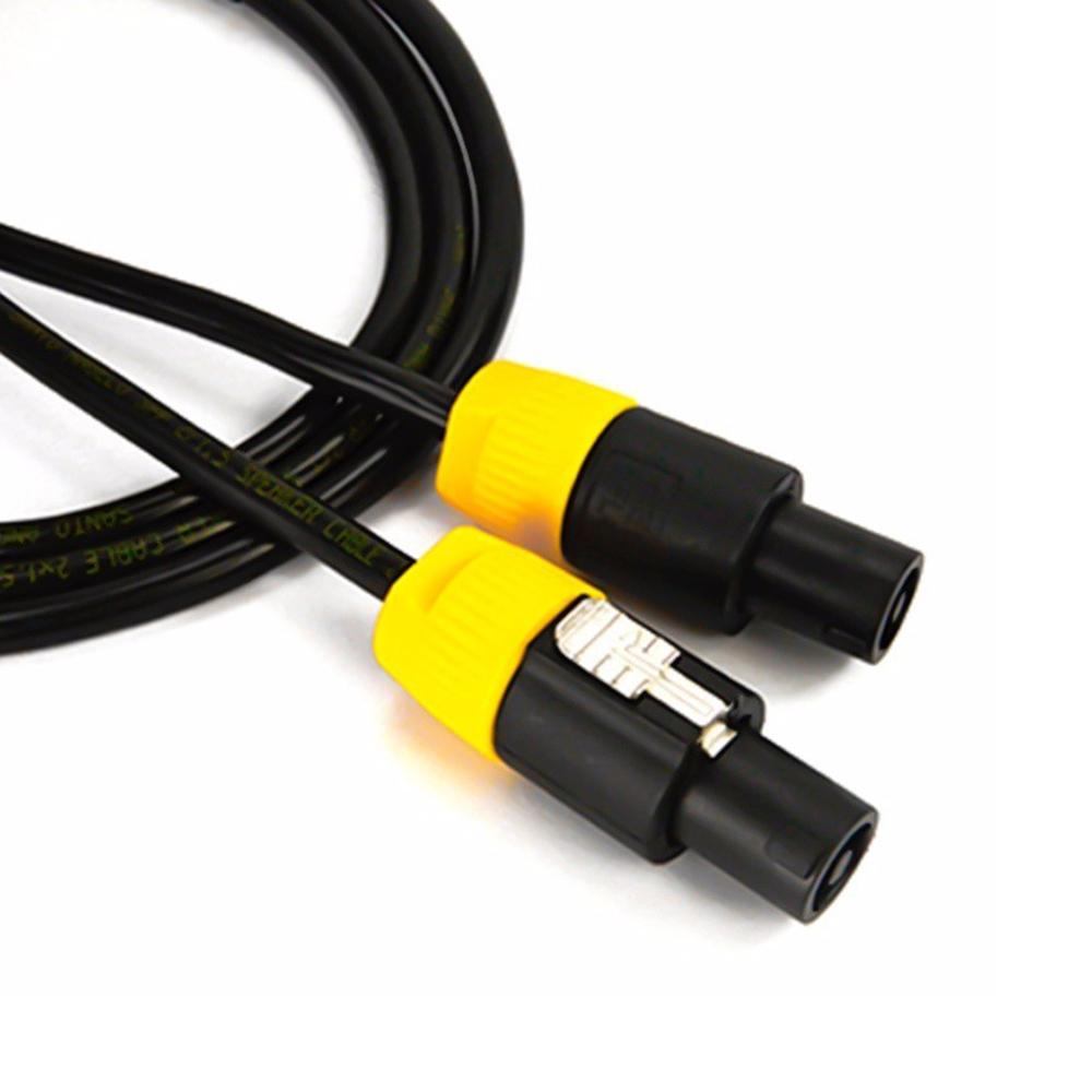 Cavi Audio Professionali 12 AWG Cavi Audio Professionali Speakon A Speakon – Set Da 2, Lunghezza 50 Piedi (circa 15 M), Calibro 12, Per Amplificatori E Altoparlanti Connettore Rapido Twist Lock