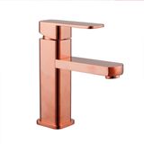 Misturador  Monocomando  Banheiro Lavabo Infinity Baixa Rosegold Maximametais
