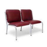 Sofá Recepção De Escritório Linha Recepção Plus Vermelho