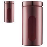 Kit 2 Porta Mantimento Metalizado Rose Gold 1950Ml 1450Ml