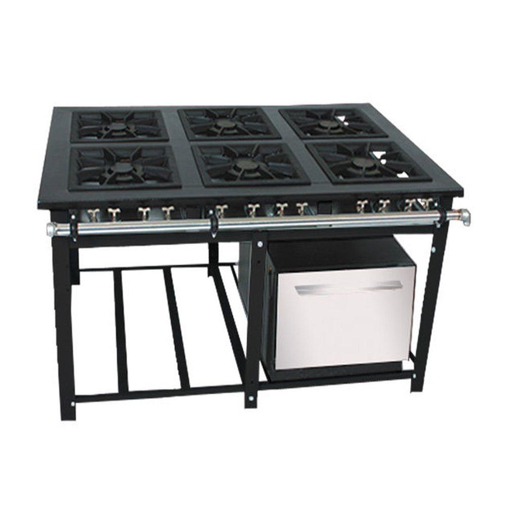 Fogão 6 Bocas Venâncio Cinza – M6fd6