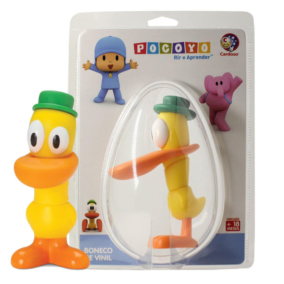 Boneco Em Vinil - Turma Do Pocoyo - Pato - Cardoso - Carrefour