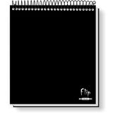 Caderno 01X1 Capa Dura 2020 FLIP Neutro Preto VERT 80F