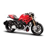 Miniatura Moto - 1:18 - Maisto Wheleers - Ducati - Monster 1200S - Vermelho