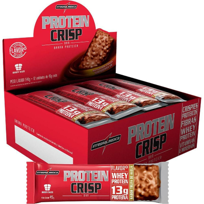 Protein Crisp Bar Churros Com Doce De Leite Display 12 Un