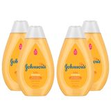 Kit com 4 Shampoos Johnson's Baby Regular 400ml