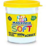 Massa Para Modelar Soft 500G. Branco Neve Base De Amido
