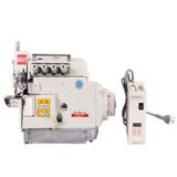 Máquina Costura Industrial Overlock Ponto Cadeia Cilíndrica Motor Direct Drive SSQ-90-D4 Sun Special