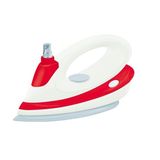 Ferro De Passar Branco E Vermelho Linha Mini Chef  - Xalingo