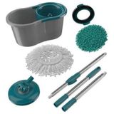 Mop Giratório Fit 3 em 1 Balde Spin Flash Limp 3 Refis