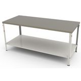 Mesa Bancada Apoio Panificadora Desmontável 190L X 90P X 87A  M-190 - Braesi