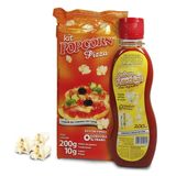 Pipoca Tradicional + Tempero Pizza + Óleo sabor Manteiga p/ Pipoqueira