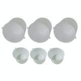 Kit Forma polietileno para queijo de 500g e 1kg 6 unidade