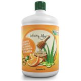 Suco de Babosa (Aloe Vera) com Laranja, Mel e Geleia Real 1L - Infinity