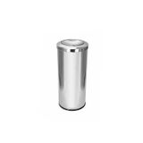 Lixeira Aço Inox  com tampa meia esfera 22 Litros