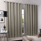 Cortina Nanda Com Forro Blackout  2,70m x 1,80m Caramelo