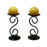 Castiçais 1 S Suporte Velas Marfim Decorativo Candelabro