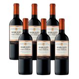 Kit Vinho Tinto Seco Marques de Casa Concha Cabernet Sauvignon Valle del Maipo com 6 unidades de 750 ml