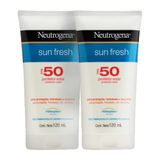 Kit 2 Protetor Solar Neutrogena Sun Fresh FPS 50 120mL