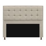 Cabeceira Copenhague 195 cm King Size Corano Bege AM Decor