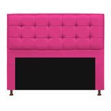 Cabeceira Copenhague 195 cm King Size Suede Pink AM Decor