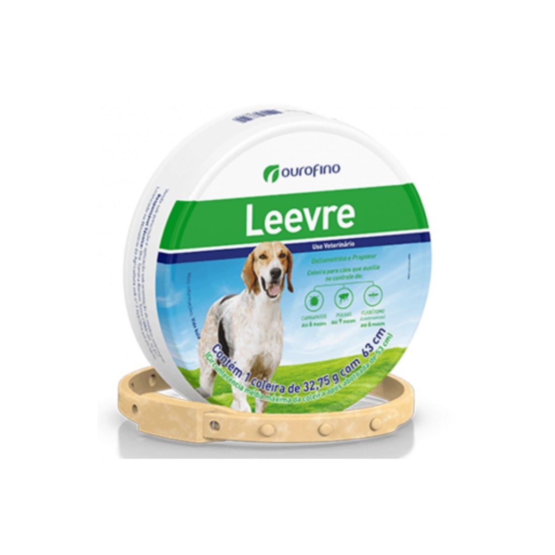 Leevre Coleira Cães G 63cm Antipulga/carrap/leishm Ouro Fino é boa?